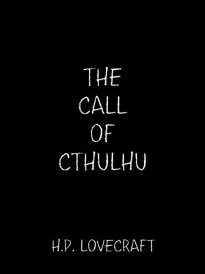 cover image of The Call of the Cthulhu